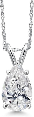 em Stone King 1-5 Ct IGI Lab Diamond Pendant 14K Gold | IGI Certified Lab Grown Diamond Pendant Necklace for Women | D-E Color | VS1-VS2 Clarity | With 18 Inch Gold Chain
